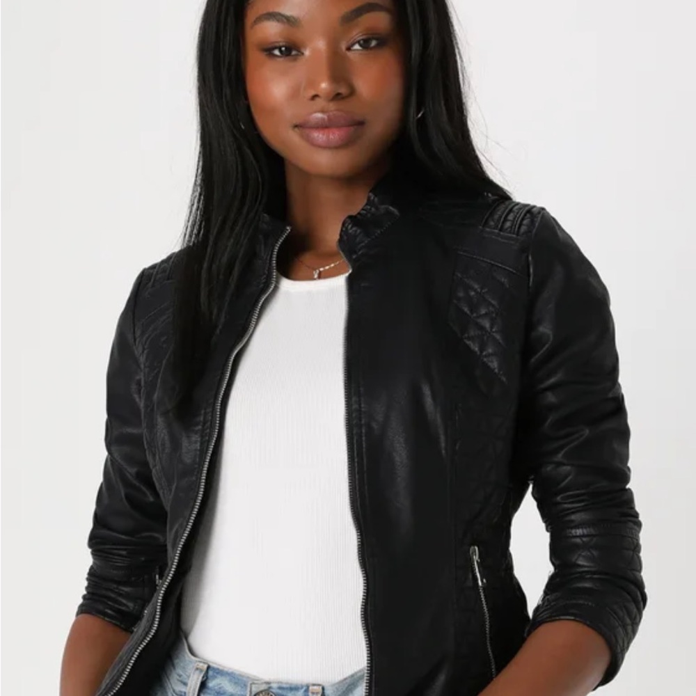 Black Quilted Women's Jacket
